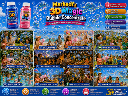Markedfa® Super Bubble Concentrate —— Animal & Ocean Fantasy Theme
