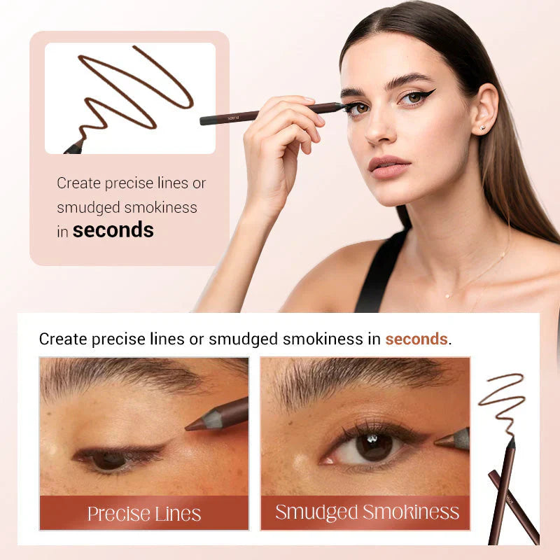 LAST DAY — BUY 1 GET 1 FREE  24-Hour Waterproof Eyeliner That Won't Smudge, Fade, or Budge  Create Bold, Precise Lines That Last All Day