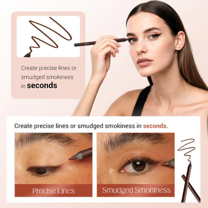LAST DAY — BUY 1 GET 1 FREE  24-Hour Waterproof Eyeliner That Won't Smudge, Fade, or Budge  Create Bold, Precise Lines That Last All Day