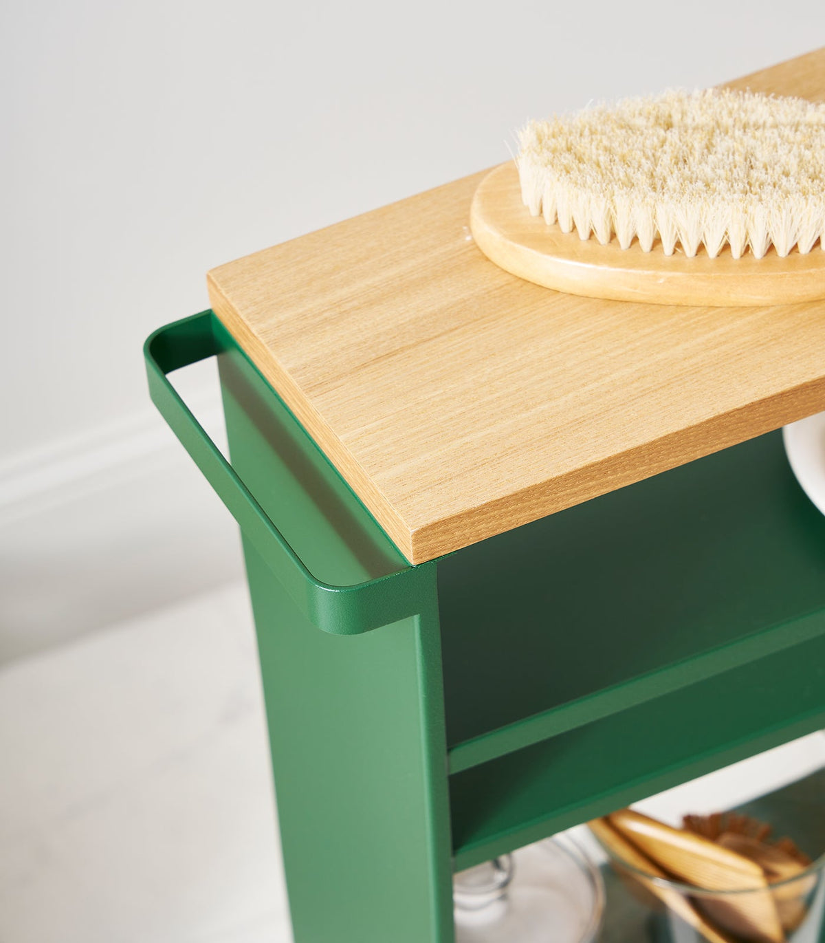 Slim Three-Tier Rolling Storage Cart product image