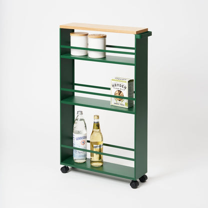 Slim Three-Tier Rolling Storage Cart product image